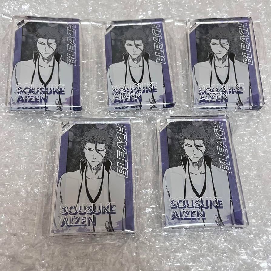 BLEACH 藍染惣右介　抽選　アクリルブロック Amazon.co.jp: BLEACHグッズ アクリルキーホルダー ドミノ